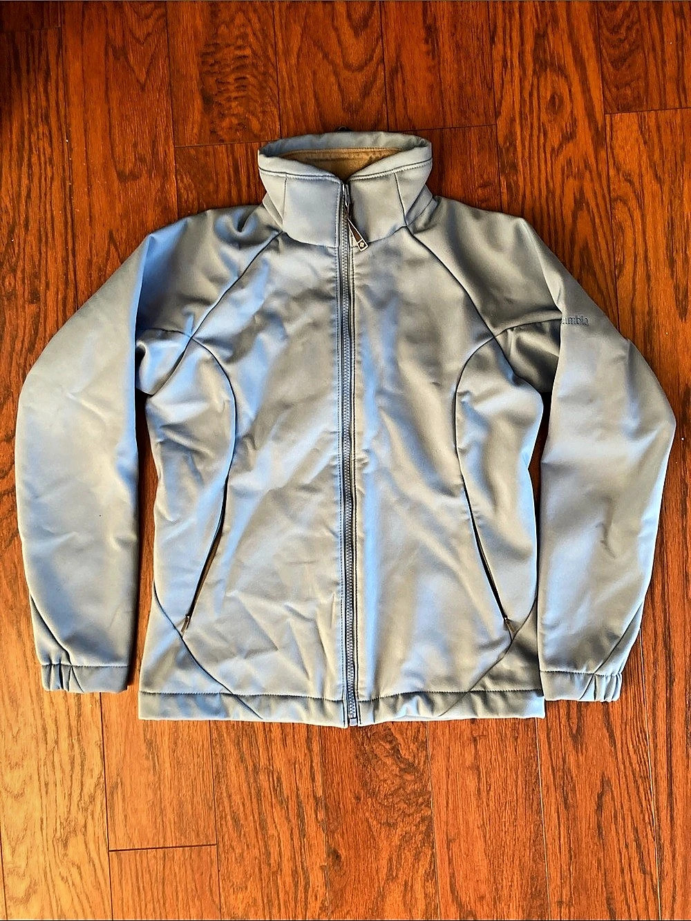 Columbia Women'Small Softshell Jacket Blue Size Small